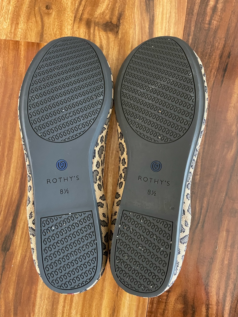 Rothy’s Round Toe Flats size 8.5 Leopard Print - Picture 4 of 7
